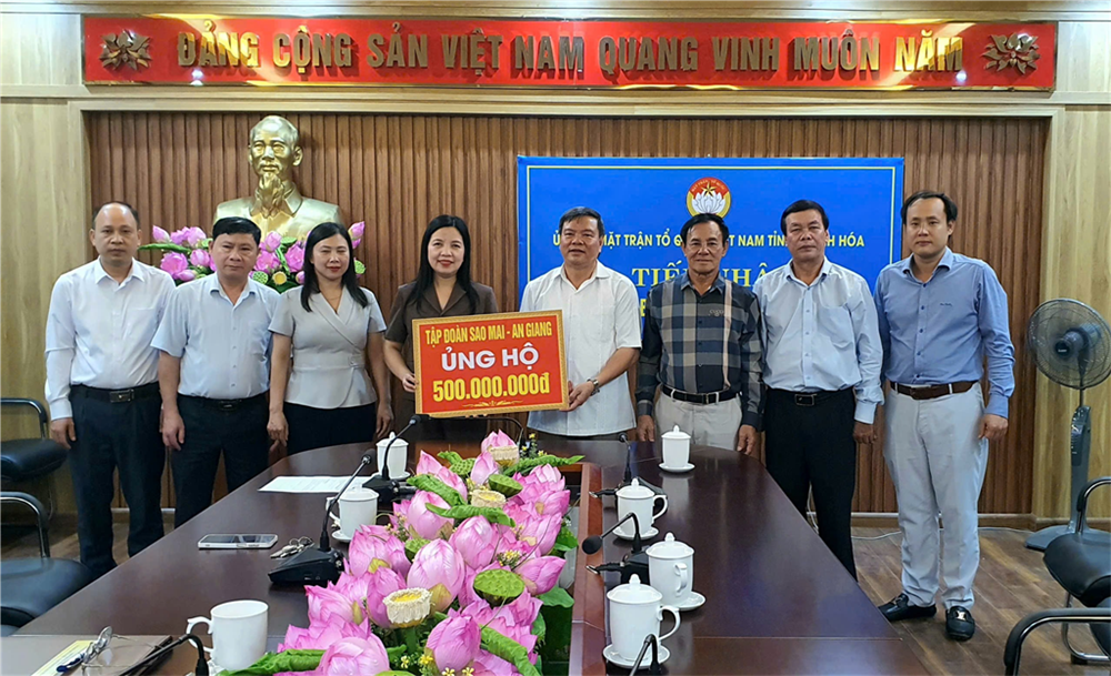 Nghĩa đồng bào của Sao Mai Group trên quê hương Thanh Hóa.